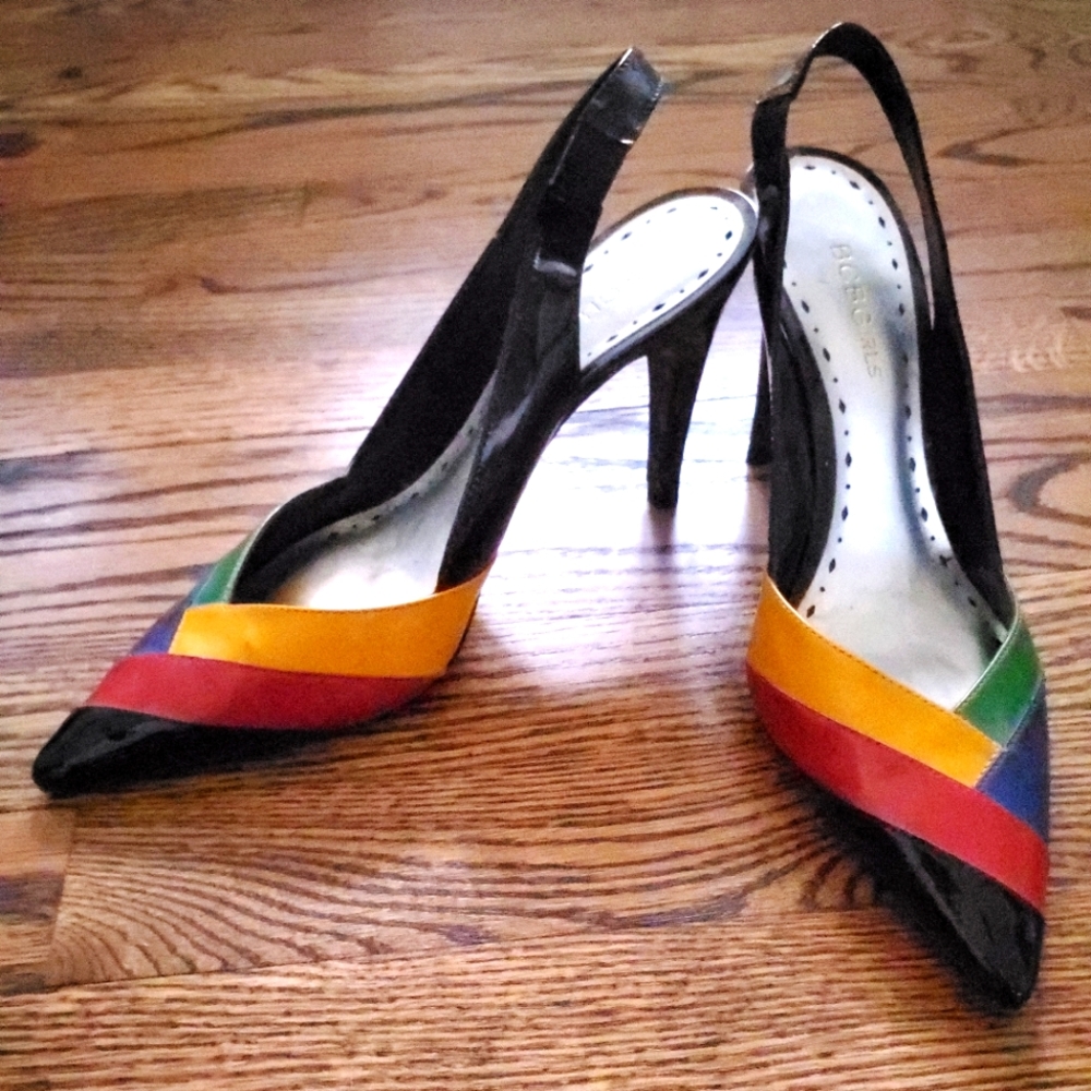 Multi-color heels
